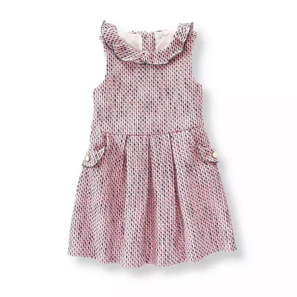 Janie and Jack Pink Patterned Dress
